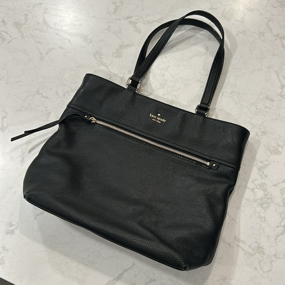 Kate Spade ♠️ Cobble Hill Black Pebbled Leather Kiernan Shoulder Bag - Picture 15 of 16